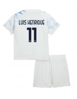Inter Milan Luis Henrique #11 Vieraspaita Lasten 2025-26 Lyhythihainen (+ shortsit)